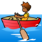 Person Rowing Boat - Medium Black emoji on Emojidex